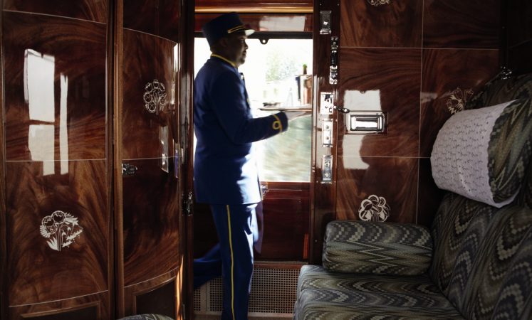Venice Simplon Orient Express carriage, cabin interior, washbasin
