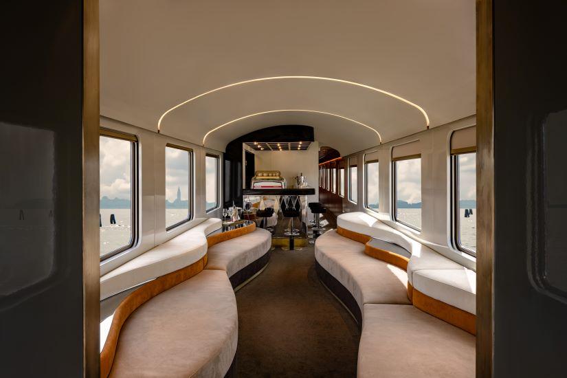 Orient Express La Dolce Vita Lounge Bar Car Luxury Train Club