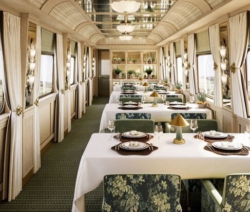 Britannic Explorer Dining Car Luxury Train Club